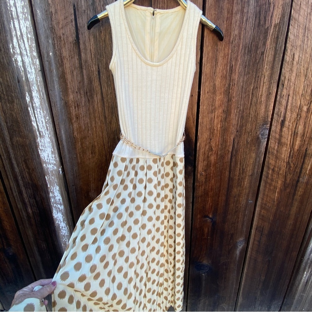 Joseph Magnin Polka Dot Two Piece Dress & Jacket 1970’s Vintage size Small - Picture 5 of 16